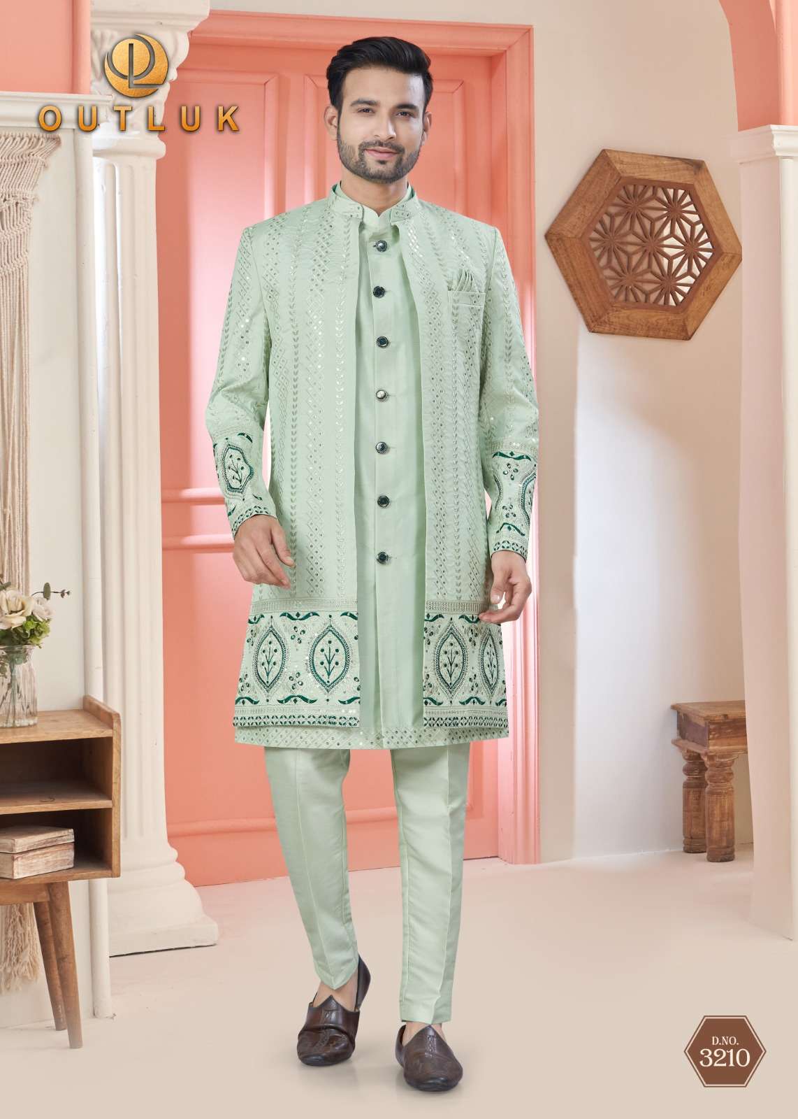 OUTLUK PRESENTS WEDDING COLLECTION VOL-32 FANCY INDO WESTURN CATALOG WHOLESALER AND EXPORTER IN SURAT