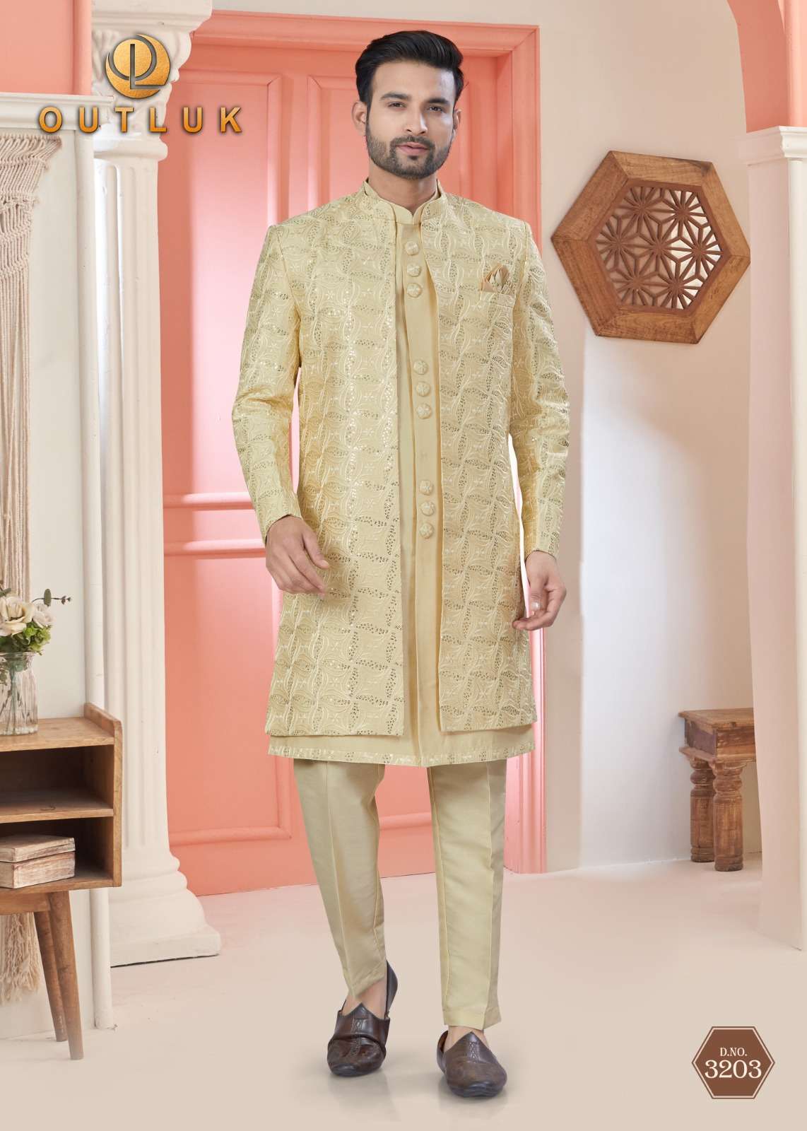 OUTLUK PRESENTS WEDDING COLLECTION VOL-32 FANCY INDO WESTURN CATALOG WHOLESALER AND EXPORTER IN SURAT