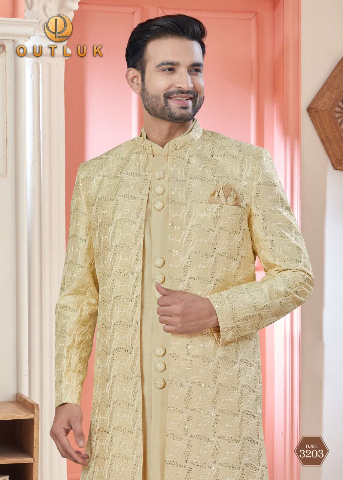 OUTLUK PRESENTS WEDDING COLLECTION VOL-32 FANCY INDO WESTURN CATALOG WHOLESALER AND EXPORTER IN SURAT