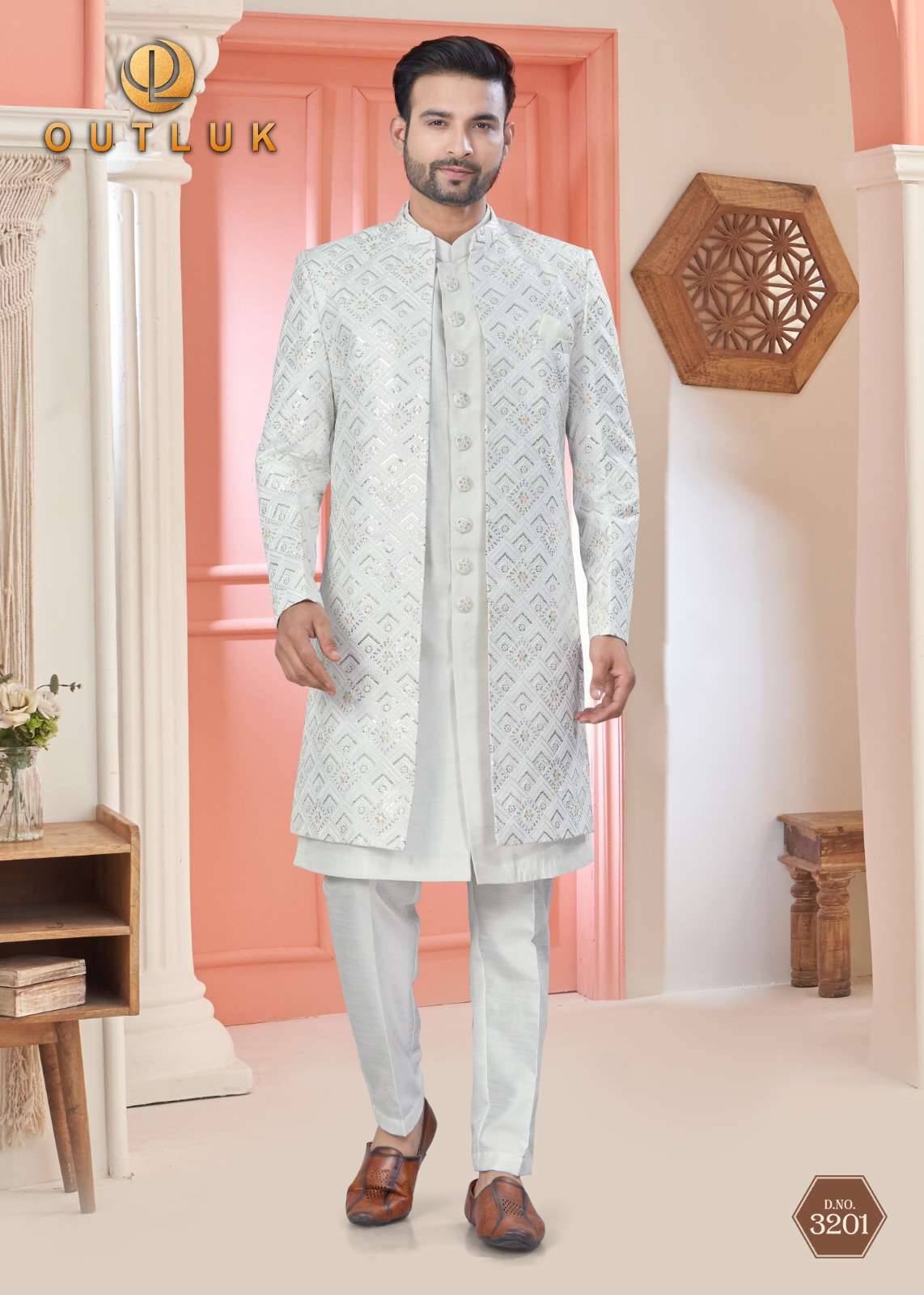 OUTLUK PRESENTS WEDDING COLLECTION VOL-32 FANCY INDO WESTURN CATALOG WHOLESALER AND EXPORTER IN SURAT