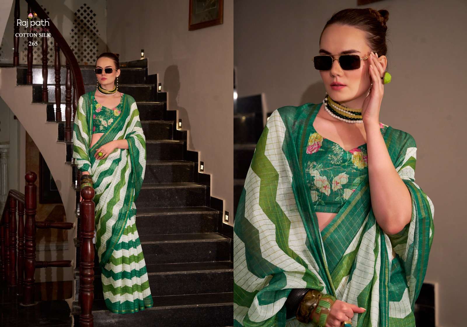 Rajpath Presents Rang De Basanti Linen Cotton Silk Stylish Look Saree Catalog Wholesaler And Exporter 