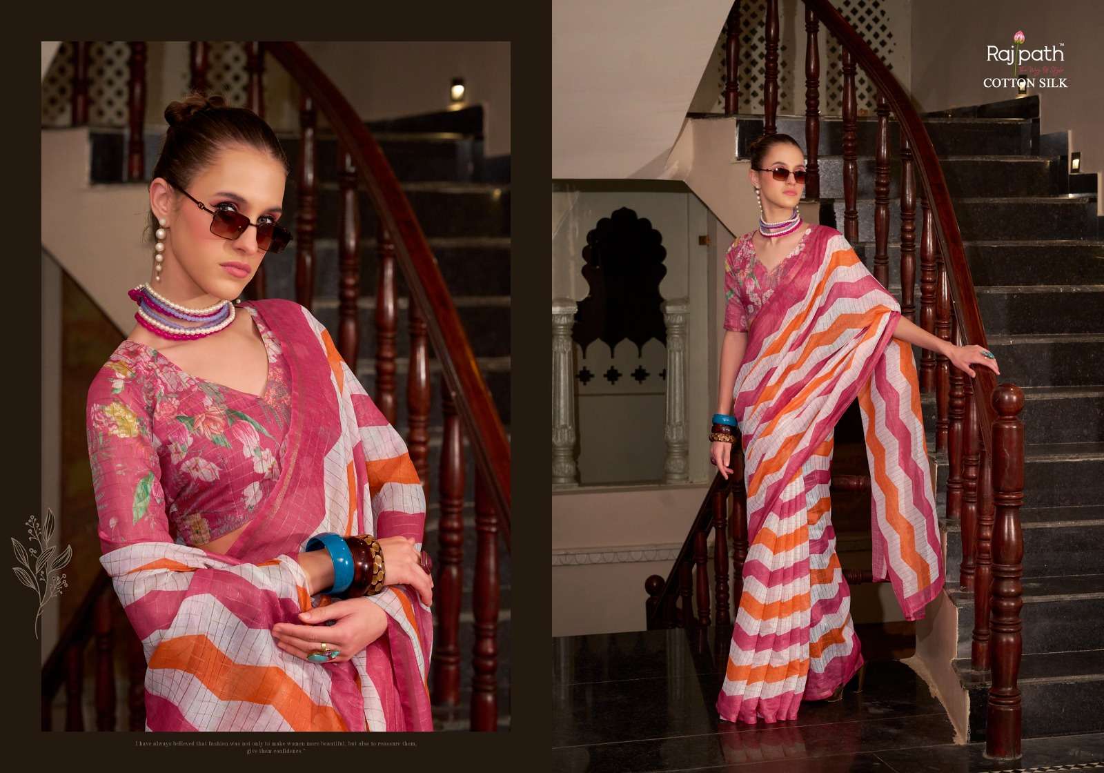 Rajpath Presents Rang De Basanti Linen Cotton Silk Stylish Look Saree Catalog Wholesaler And Exporter 