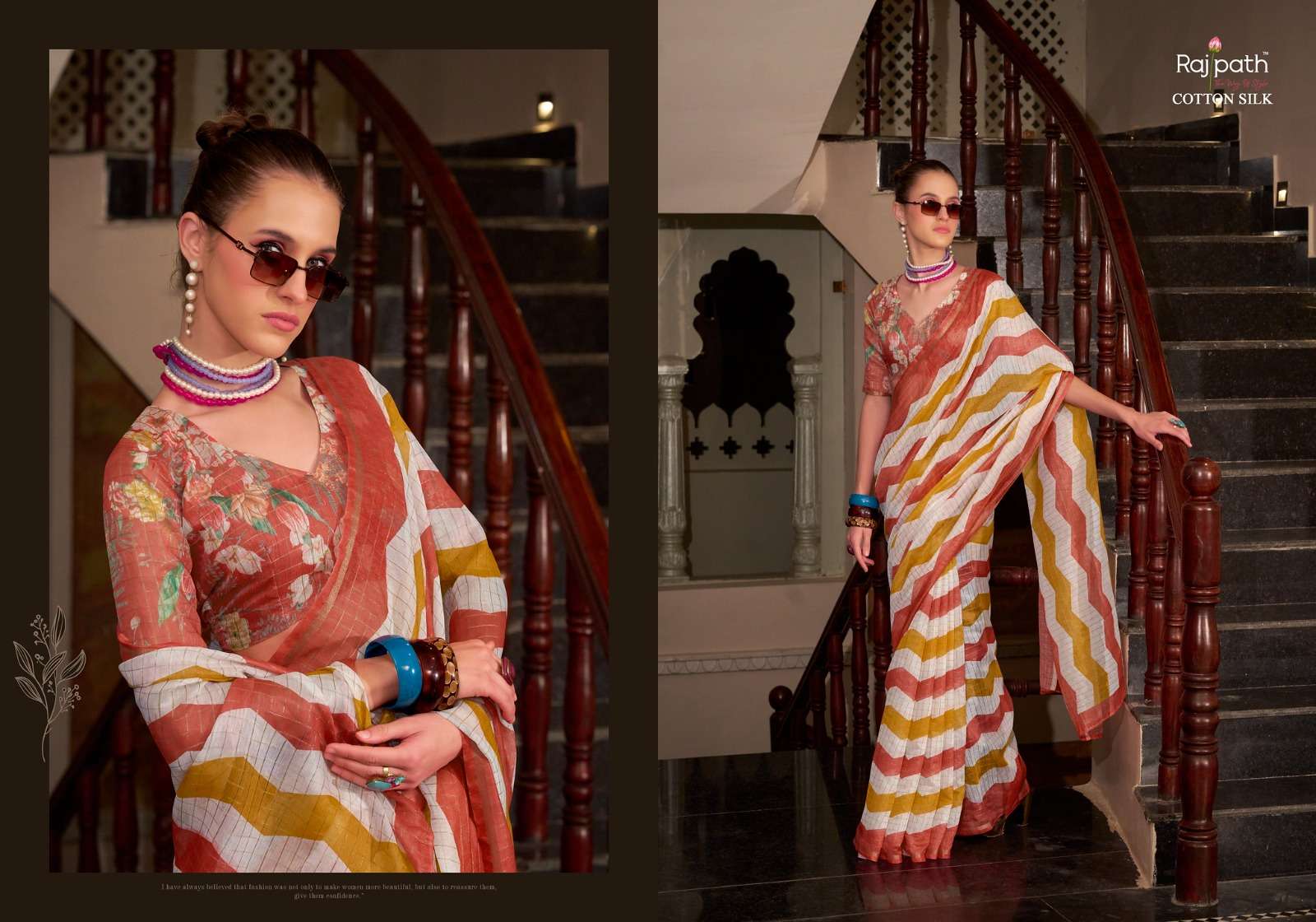 Rajpath Presents Rang De Basanti Linen Cotton Silk Stylish Look Saree Catalog Wholesaler And Exporter 