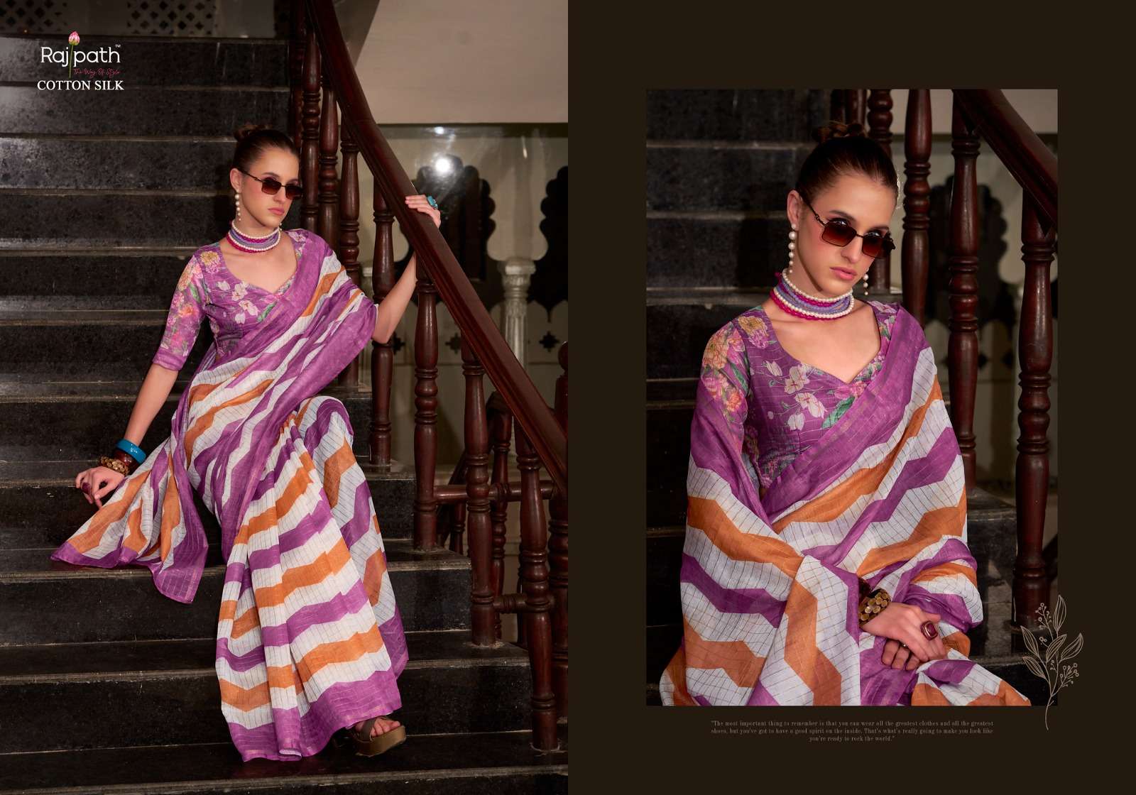 Rajpath Presents Rang De Basanti Linen Cotton Silk Stylish Look Saree Catalog Wholesaler And Exporter 