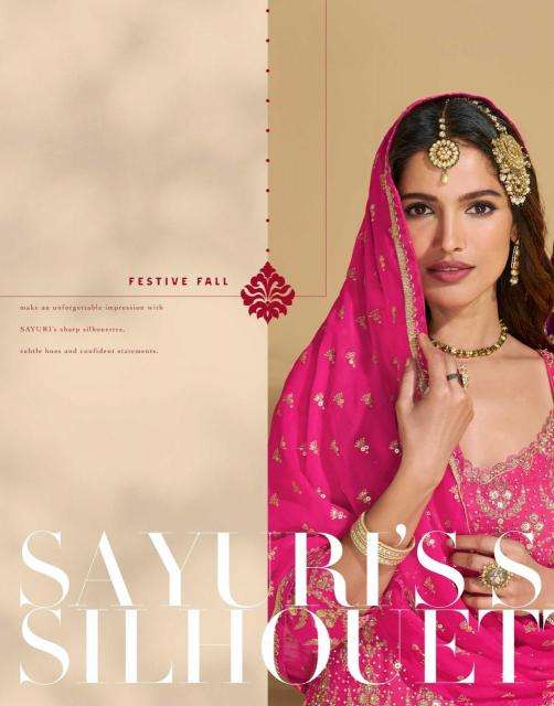 sayuri designer presents madhubala georgette readymade skirt pant with dupatta catalog wholesaler and exporter 