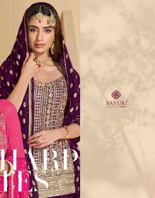 sayuri designer presents madhubala georgette readymade skirt pant with dupatta catalog wholesaler and exporter 