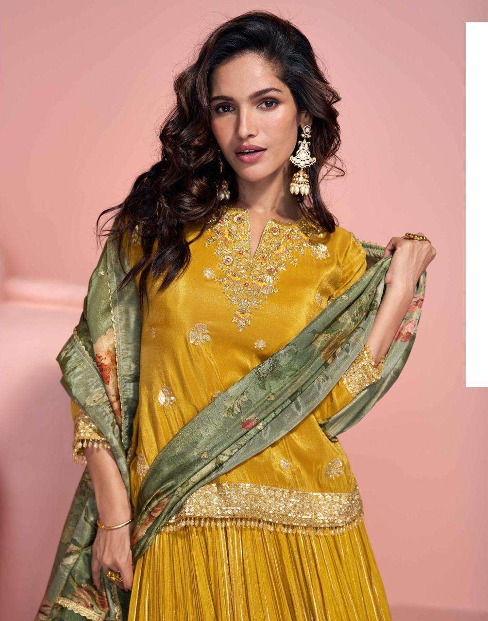 sayuri designer presents sikha fully stitch designer gown festivals catalog wholesaler and exporter in surat