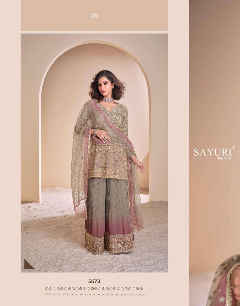 SAYURI PRESENTS AAYNA FANCY SALWAR SUITS CATALOG WHOLESALER AND EXPORTER 