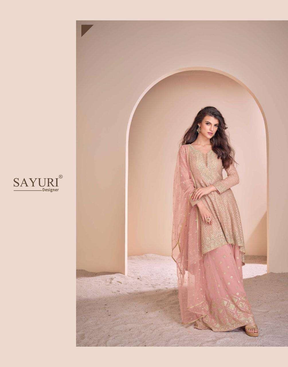 SAYURI PRESENTS AAYNA FANCY SALWAR SUITS CATALOG WHOLESALER AND EXPORTER 