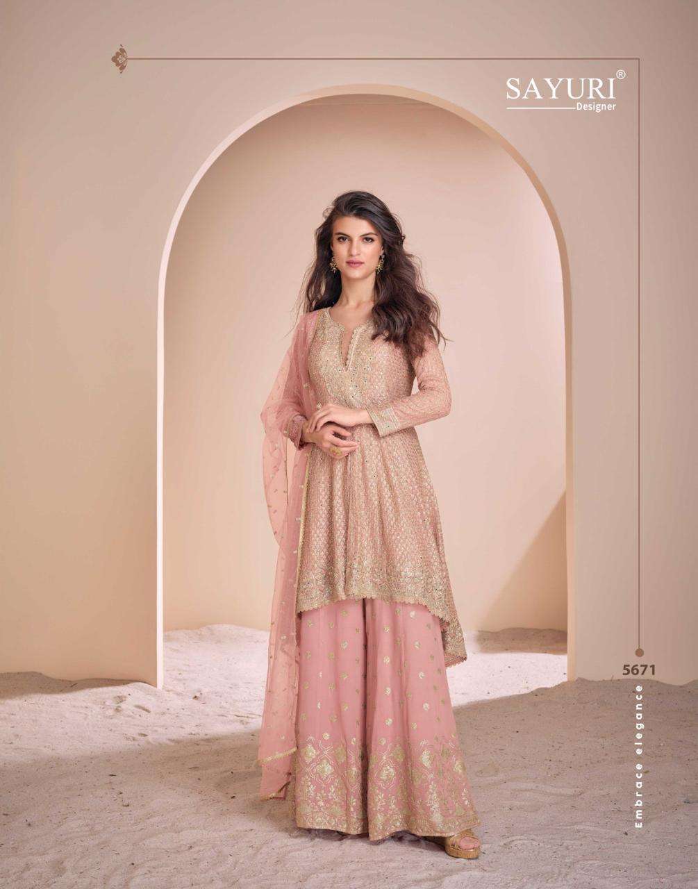 SAYURI PRESENTS AAYNA FANCY SALWAR SUITS CATALOG WHOLESALER AND EXPORTER 