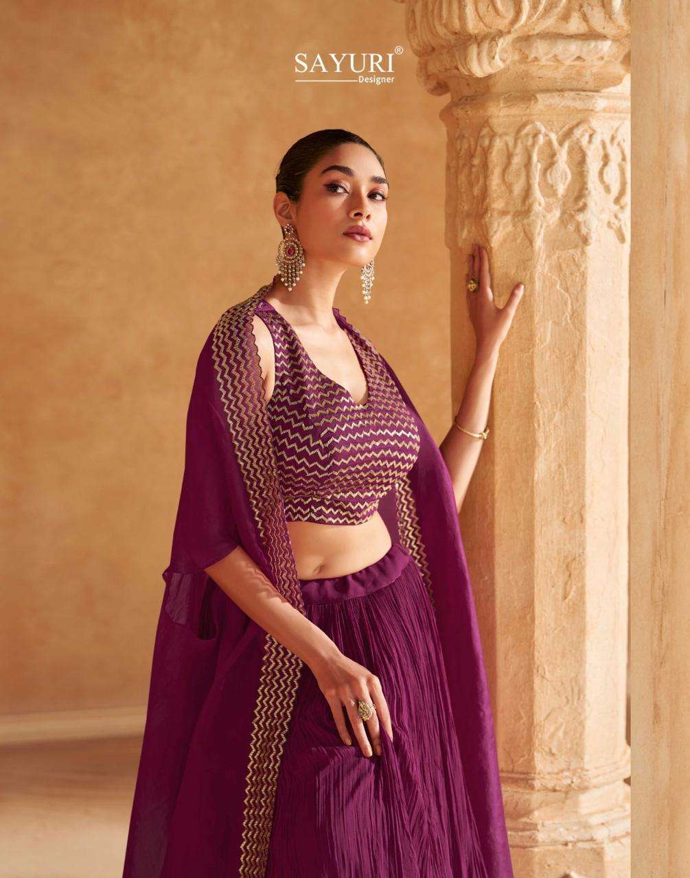 SAYURI PRESENTS KALKI DESIGNER FANCY LEHNGHA CHOLI CATALOG WHOLESALER AND EXPORTER 