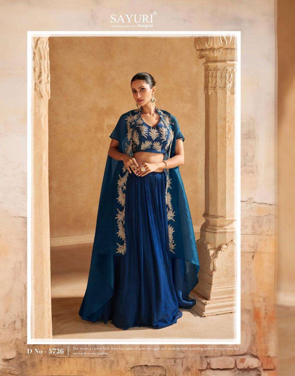 SAYURI PRESENTS KALKI DESIGNER FANCY LEHNGHA CHOLI CATALOG WHOLESALER AND EXPORTER 