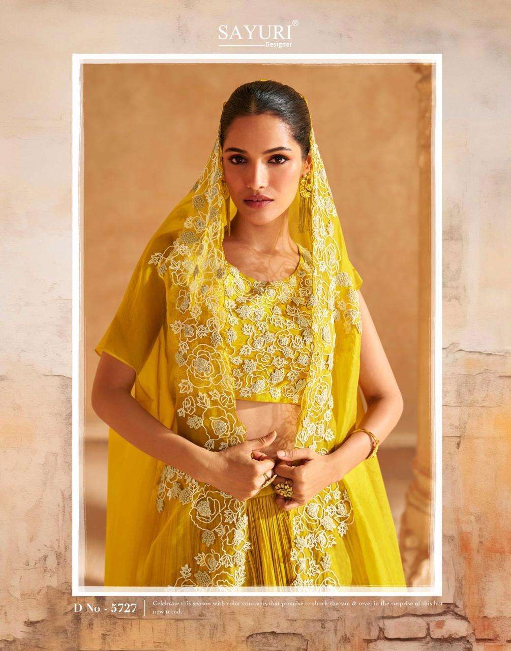 SAYURI PRESENTS KALKI DESIGNER FANCY LEHNGHA CHOLI CATALOG WHOLESALER AND EXPORTER 