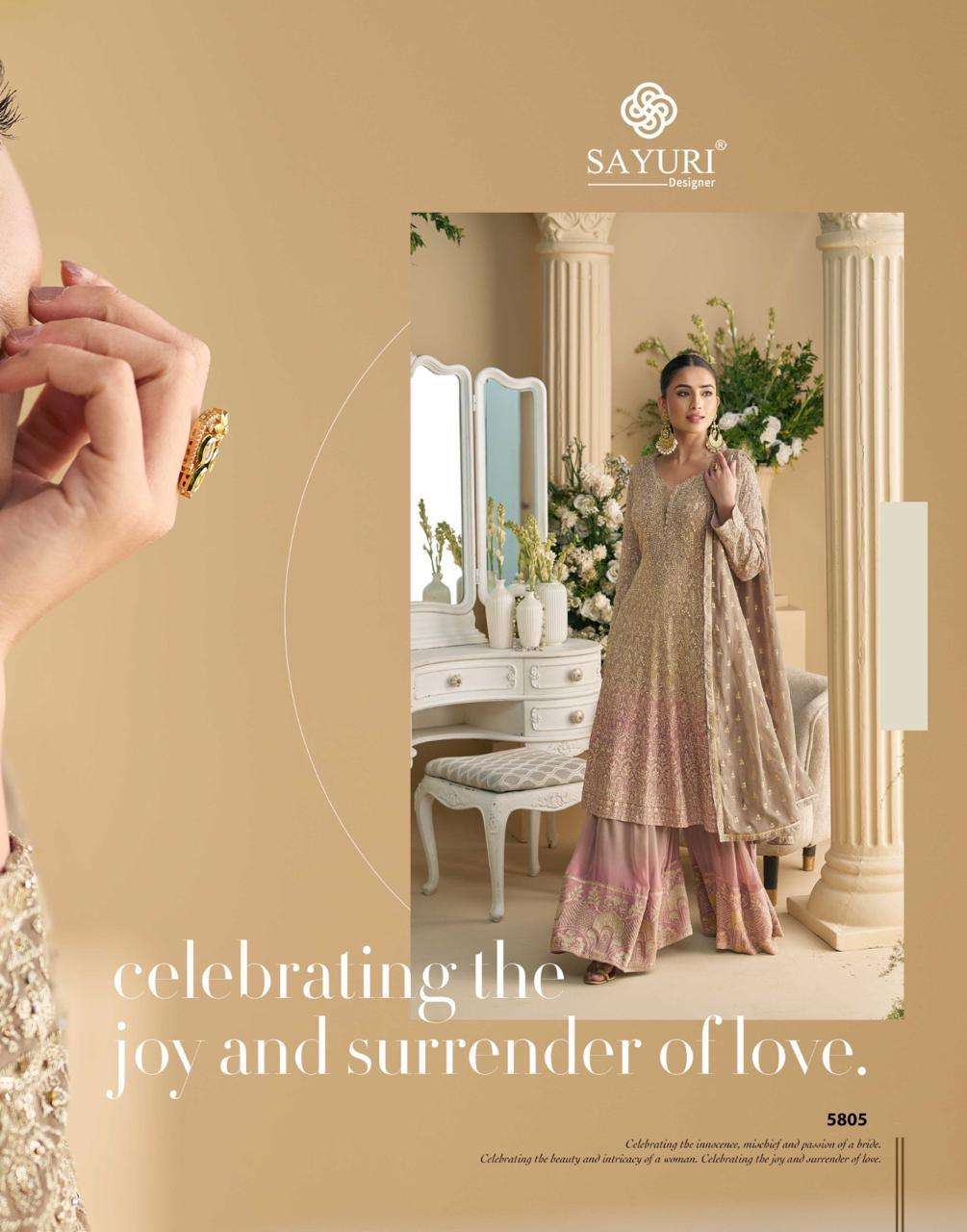 SAYURI PRESENTS VIRASAT DESIGNER HEAVY WORK SALWAR SUITS CATALOG WHOLESALER AND EXPORTER 
