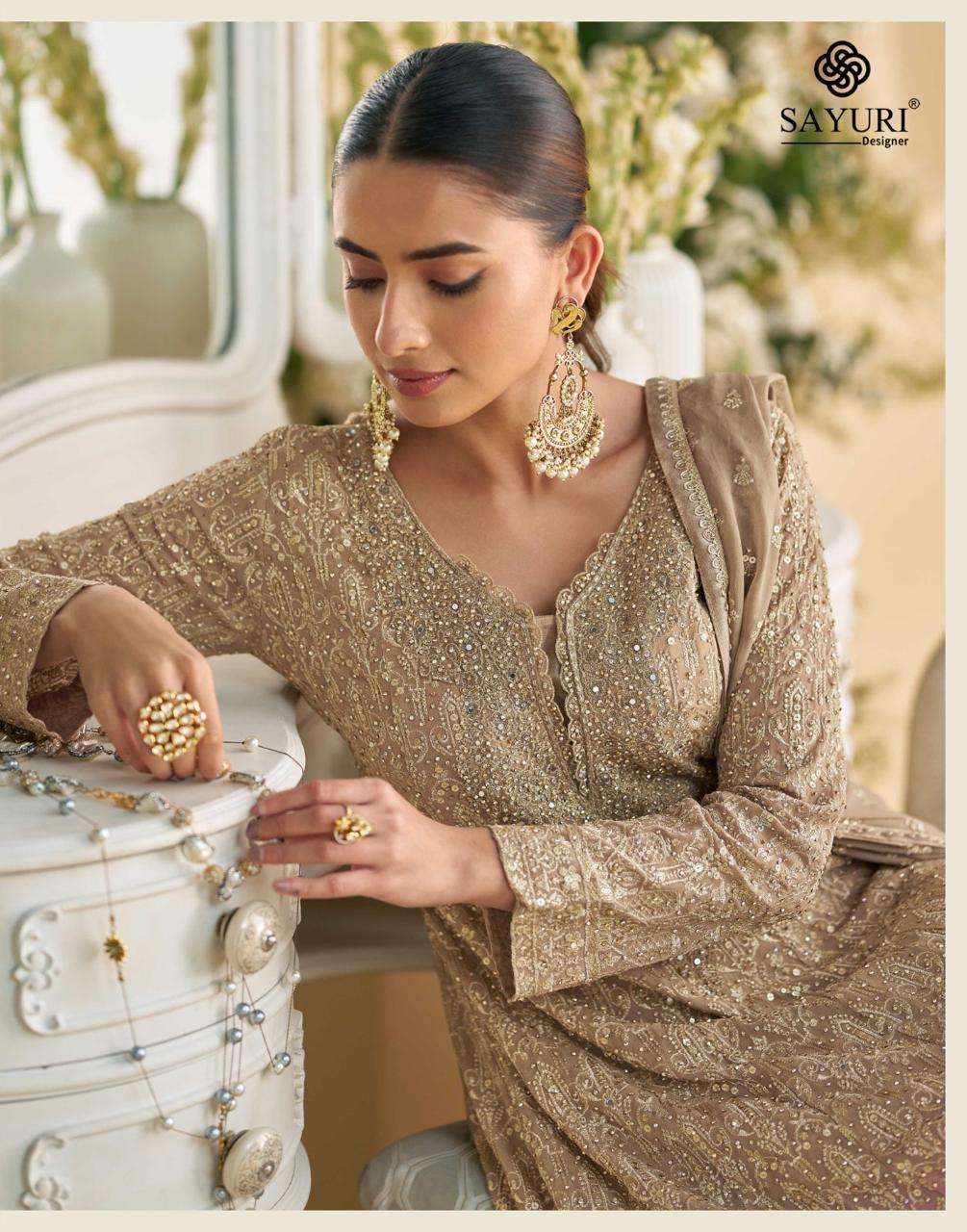 SAYURI PRESENTS VIRASAT DESIGNER HEAVY WORK SALWAR SUITS CATALOG WHOLESALER AND EXPORTER 