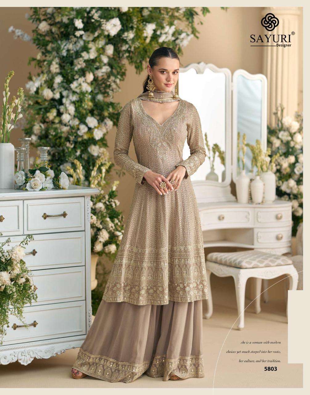 SAYURI PRESENTS VIRASAT DESIGNER HEAVY WORK SALWAR SUITS CATALOG WHOLESALER AND EXPORTER 