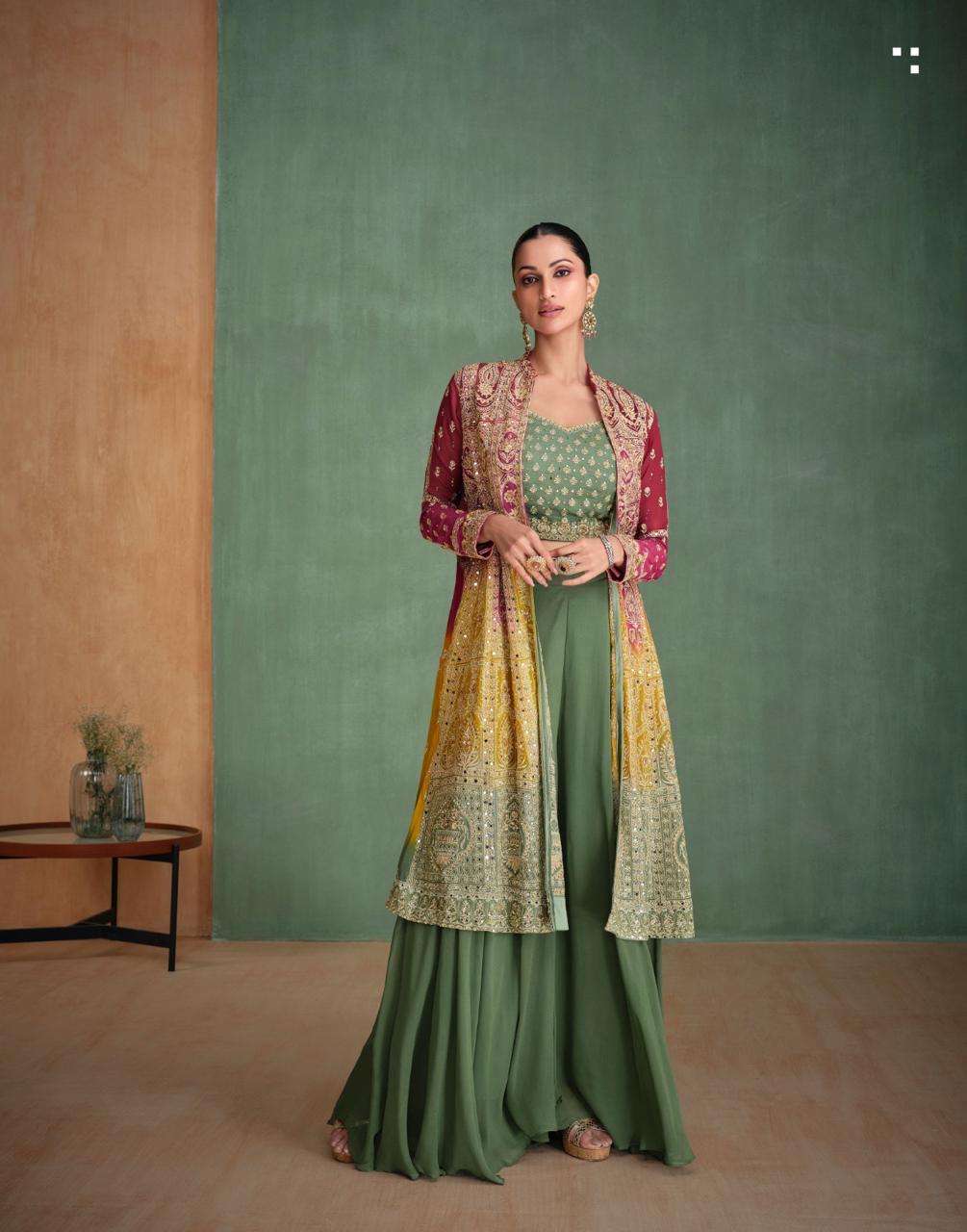 SAYURI PRESENTS ZARI DESIGNER HEAVY WORK SALWAR SUITS CATALOG WHOLESALER AND EXPORTER 