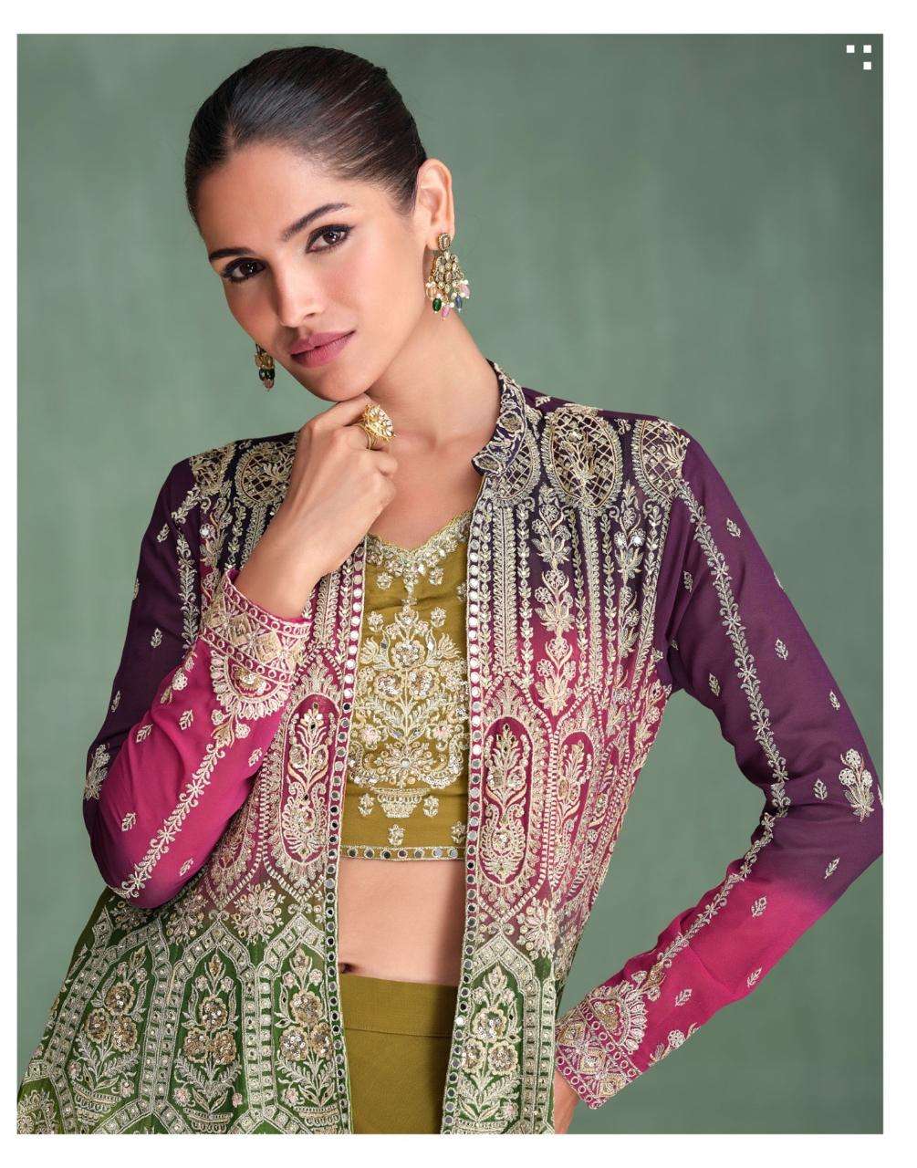 SAYURI PRESENTS ZARI DESIGNER HEAVY WORK SALWAR SUITS CATALOG WHOLESALER AND EXPORTER 