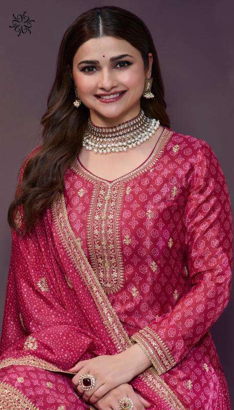 vinay kuleesh presents sajanee chinon traditional suit perfect for festivals catalog wholesaler