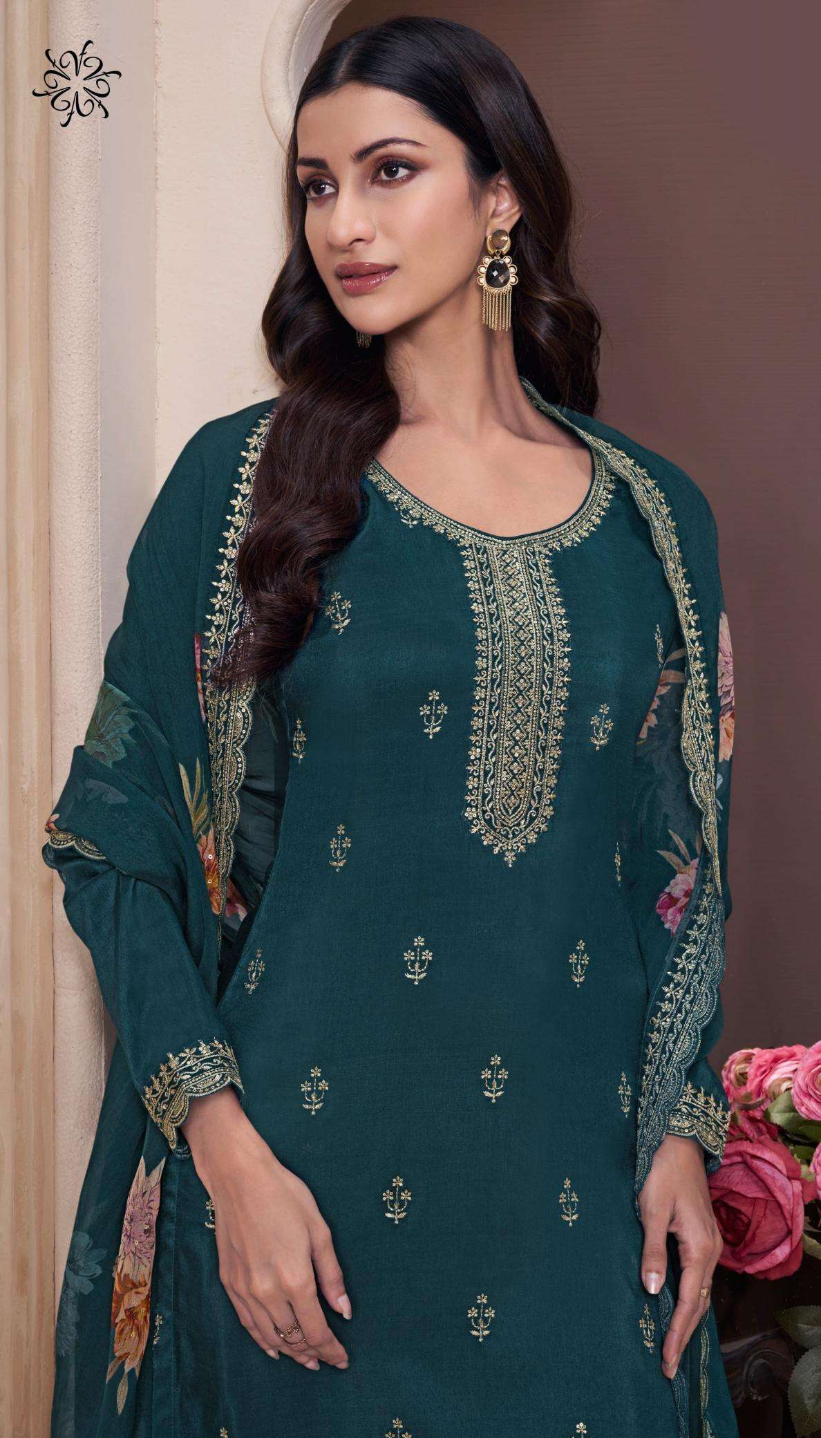 vinay presents kuleesh shivangi vol 2 moonga silk traditional salwar suits catalog wholesaler and exporter 