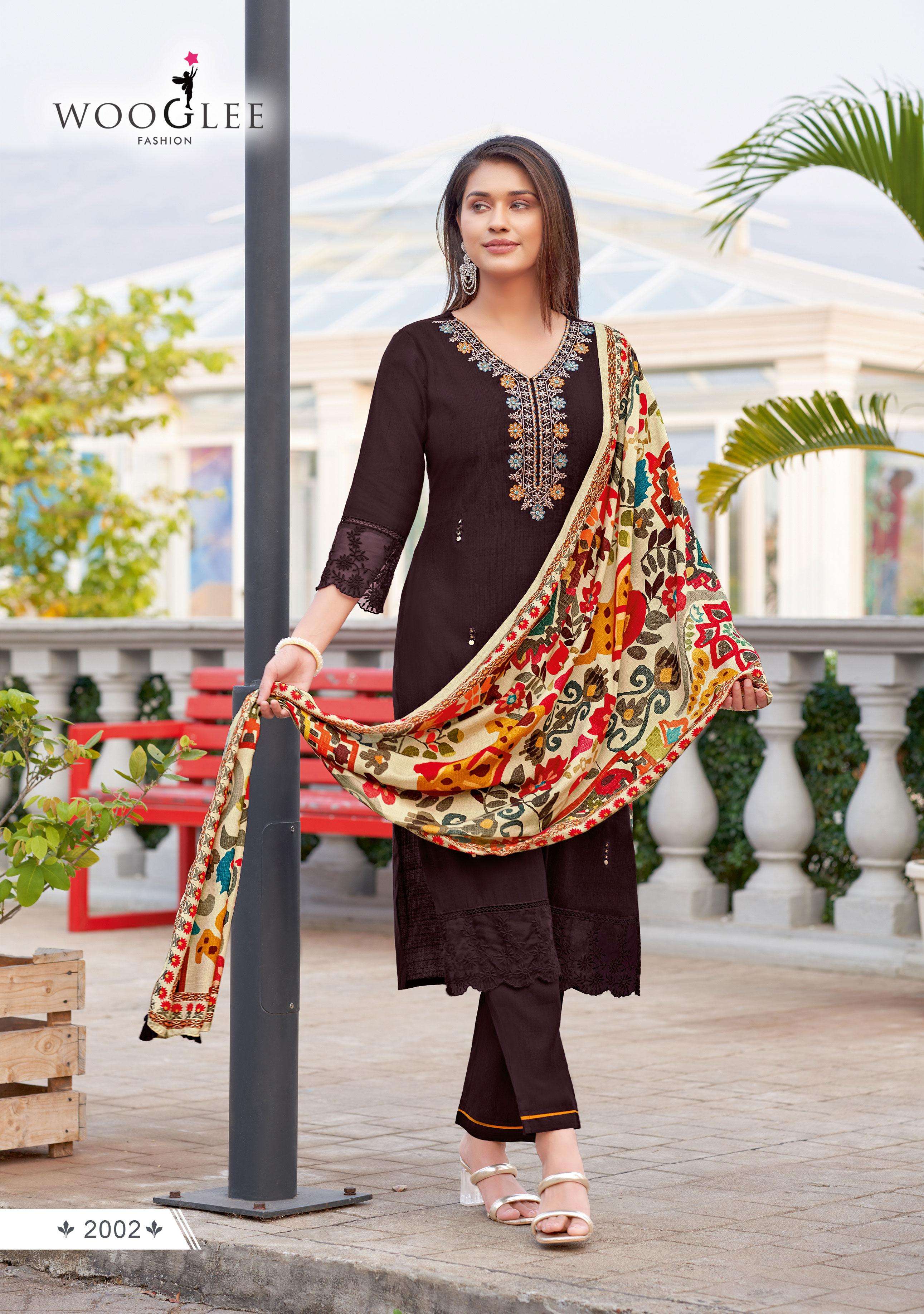 Wooglee Presents Ehsaas Viscose Weaving Readymade Classic Long Kurtis Catalog Wholesaler And Exporter 