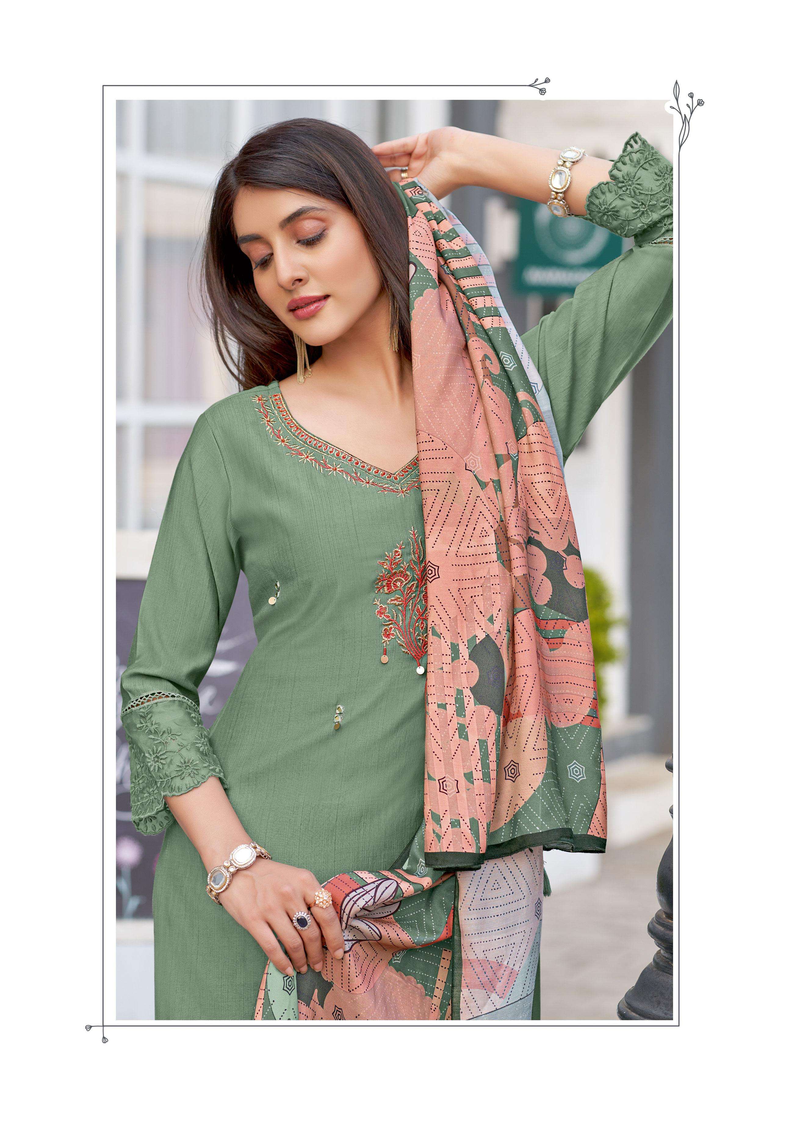 Wooglee Presents Ehsaas Viscose Weaving Readymade Classic Long Kurtis Catalog Wholesaler And Exporter 