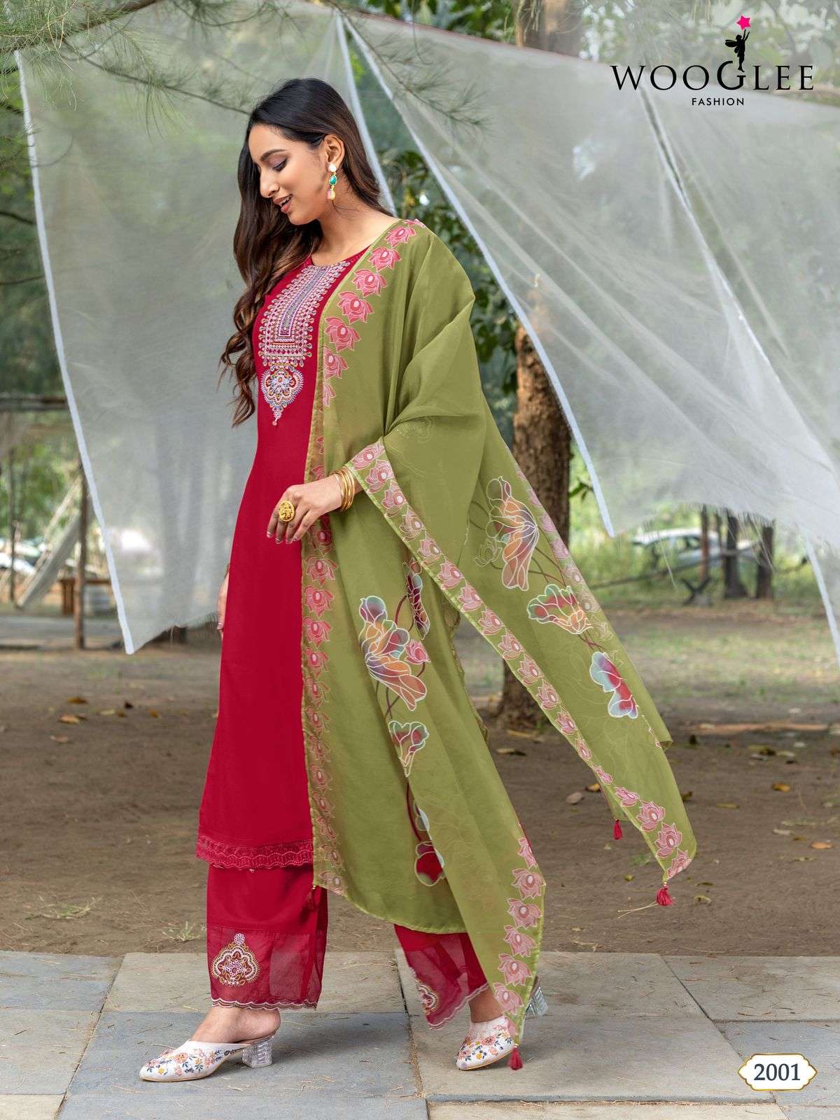 wooglee presents suhana rayon readymade womens indian kurtis catalog wholesaler and exporter in surat