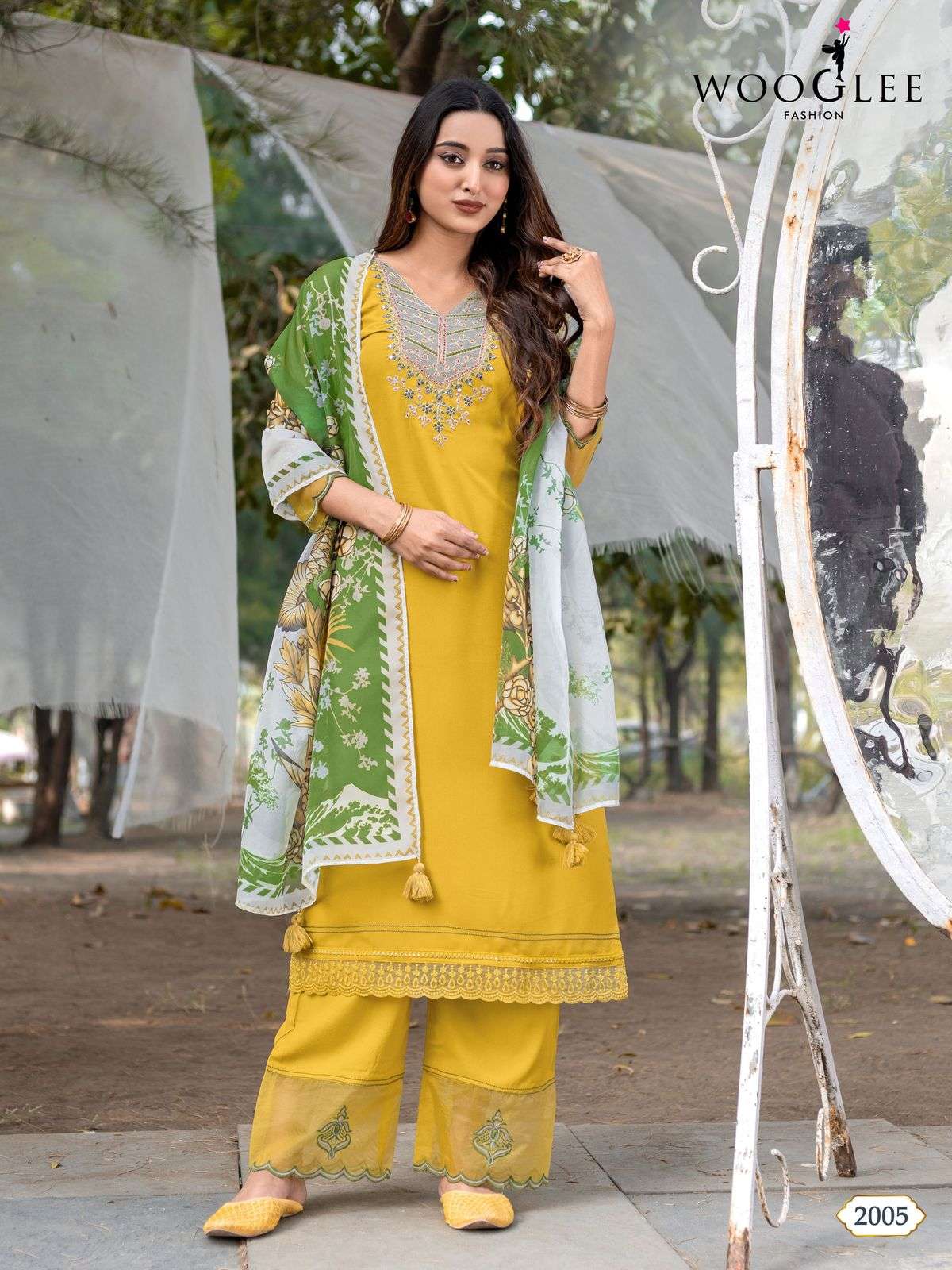 wooglee presents suhana rayon readymade womens indian kurtis catalog wholesaler and exporter in surat