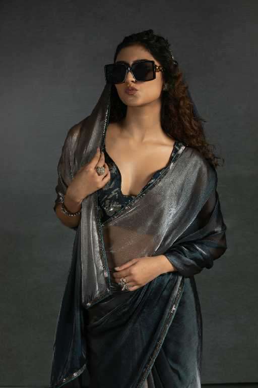 Akshaya D.no 102A To 102E Wholesale Satin Silk Ready To Wear Stitched Sarees Catalog Wholesaler And Exporter 