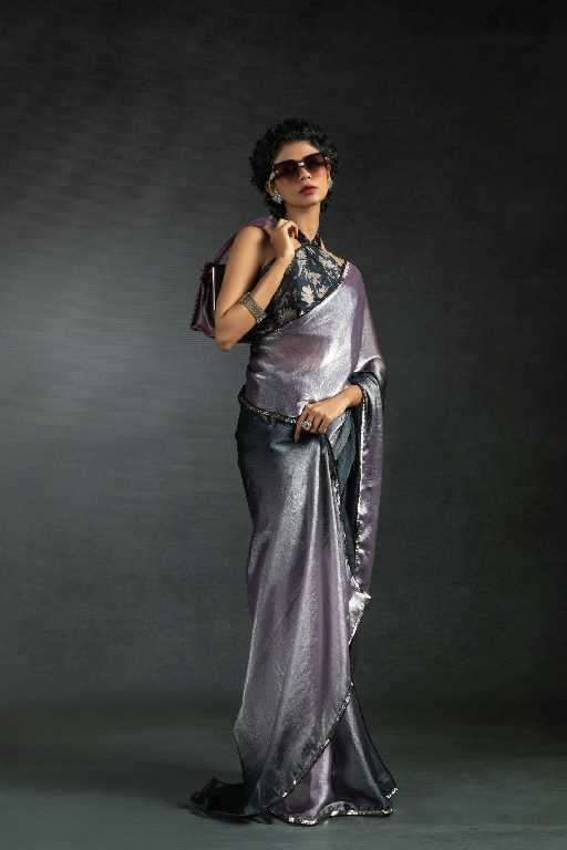 Akshaya D.no 102A To 102E Wholesale Satin Silk Ready To Wear Stitched Sarees Catalog Wholesaler And Exporter 