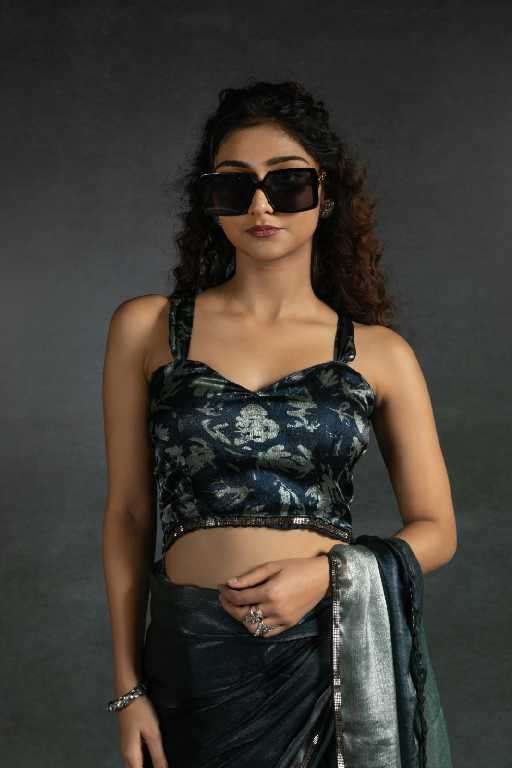 Akshaya D.no 102A To 102E Wholesale Satin Silk Ready To Wear Stitched Sarees Catalog Wholesaler And Exporter 