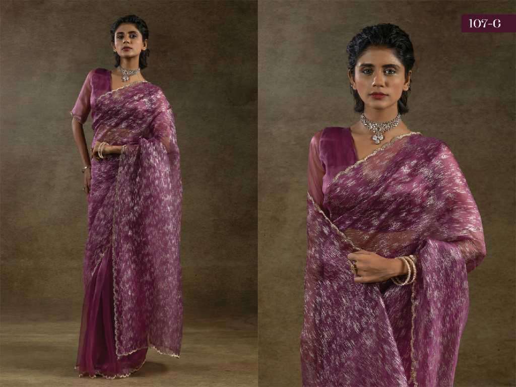 Akshaya D.no 107A To 107G Wholesale Satin Silk Ready To Wear Stitched Sarees Catalog Wholesaler And Exporter 