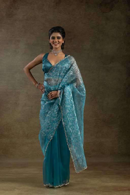 Akshaya D.no 107A To 107G Wholesale Satin Silk Ready To Wear Stitched Sarees Catalog Wholesaler And Exporter 