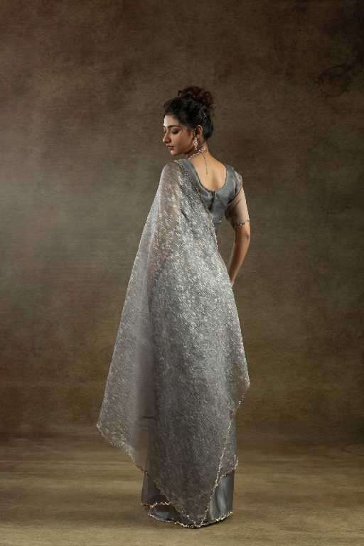 Akshaya D.no 107A To 107G Wholesale Satin Silk Ready To Wear Stitched Sarees Catalog Wholesaler And Exporter 