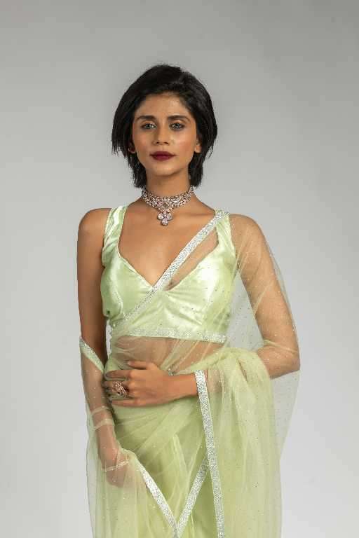 Akshaya D.no 109A To 109F Wholesale Satin Silk Ready To Wear Stitched Sarees Catalog Wholesaler And Exporter 