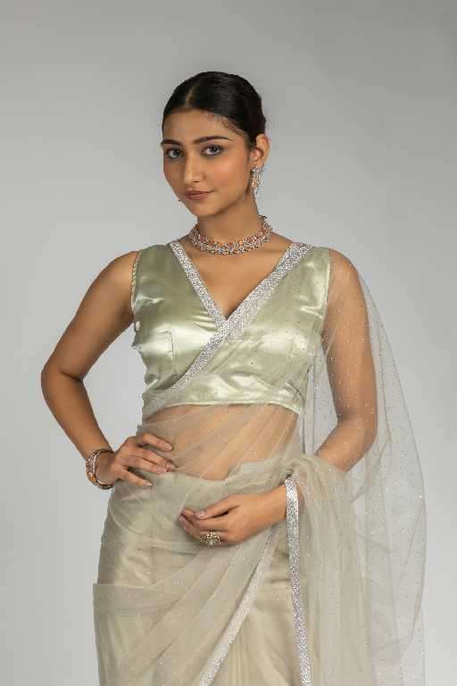 Akshaya D.no 109A To 109F Wholesale Satin Silk Ready To Wear Stitched Sarees Catalog Wholesaler And Exporter 