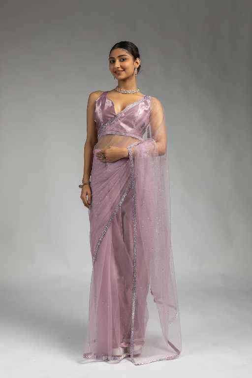 Akshaya D.no 109A To 109F Wholesale Satin Silk Ready To Wear Stitched Sarees Catalog Wholesaler And Exporter 