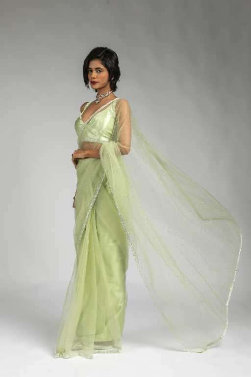 Akshaya D.no 109A To 109F Wholesale Satin Silk Ready To Wear Stitched Sarees Catalog Wholesaler And Exporter 