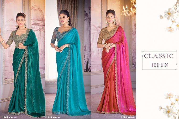 ANMOL CREATION PRESENTS KAINA VOL-3 FANCY PARTY WEAR SAREE FOR WOMEN CATALOG WHOLESALER AND EXPORTER 