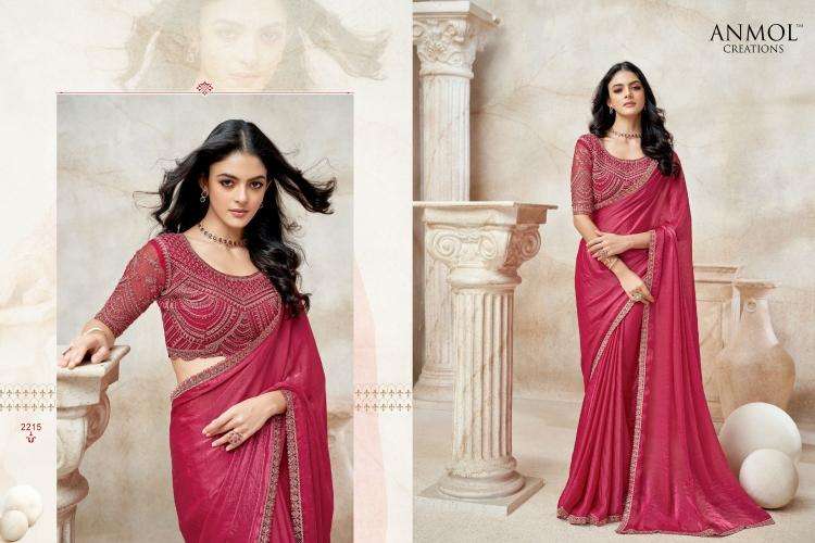 ANMOL CREATION PRESENTS KAINA VOL-3 FANCY PARTY WEAR SAREE FOR WOMEN CATALOG WHOLESALER AND EXPORTER 