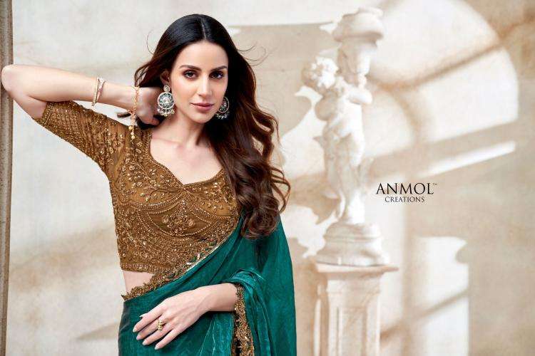 ANMOL CREATION PRESENTS KAINA VOL-3 FANCY PARTY WEAR SAREE FOR WOMEN CATALOG WHOLESALER AND EXPORTER 