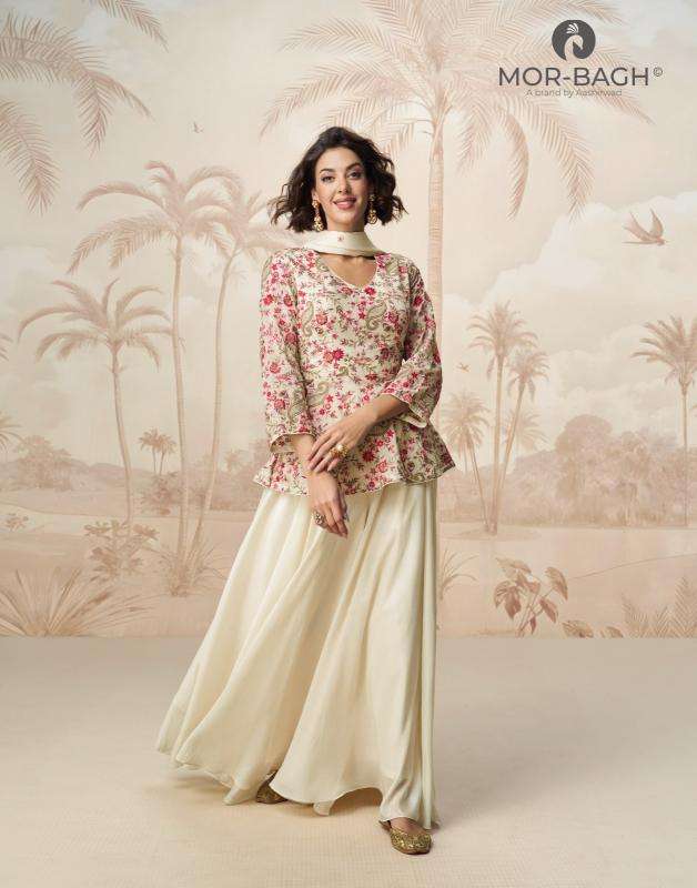 Ashirwad Presents Jivika 10246-10247 Fancy Dresses Plazzo Catalog Wholesaler And Exporter 