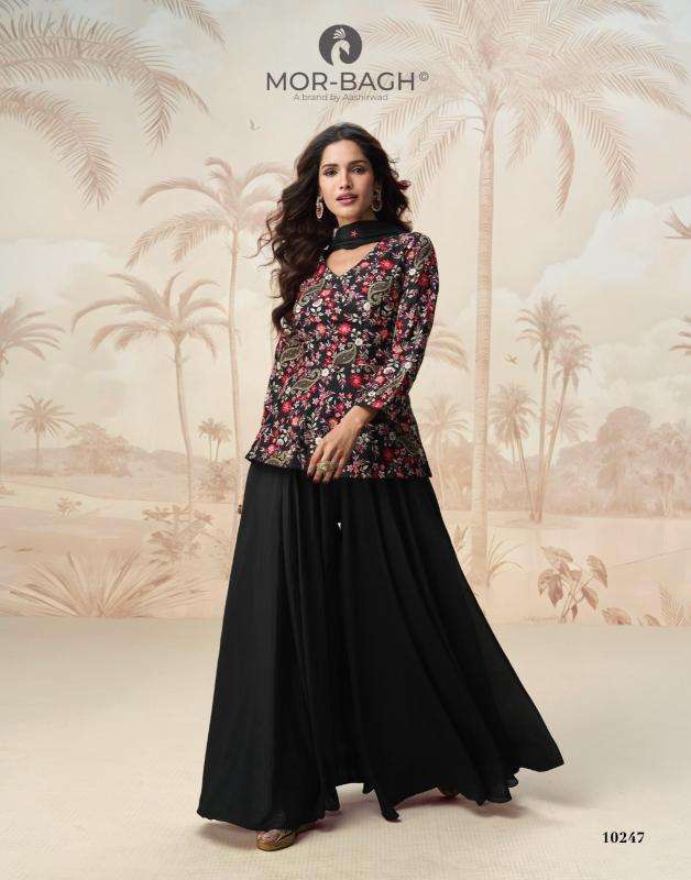 Ashirwad Presents Jivika 10246-10247 Fancy Dresses Plazzo Catalog Wholesaler And Exporter 