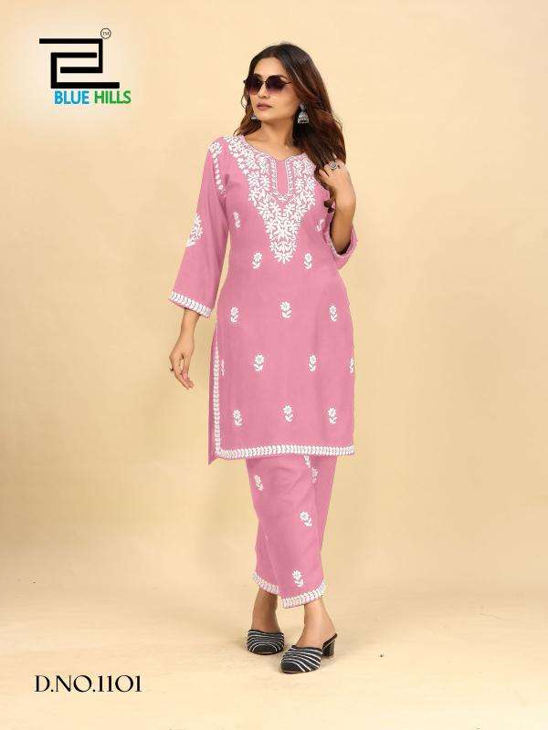 Blue Hills Presents Wonder Vol-3 Rayon Readymade Classic Kurti With Pant Catalog Wholesaler Exporter 
