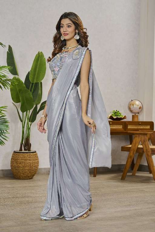 Jivora Presents Bliss D.no 1051 To 1068 Series Wholesale Designer Stitched Sarees Catalog Wholesaler 