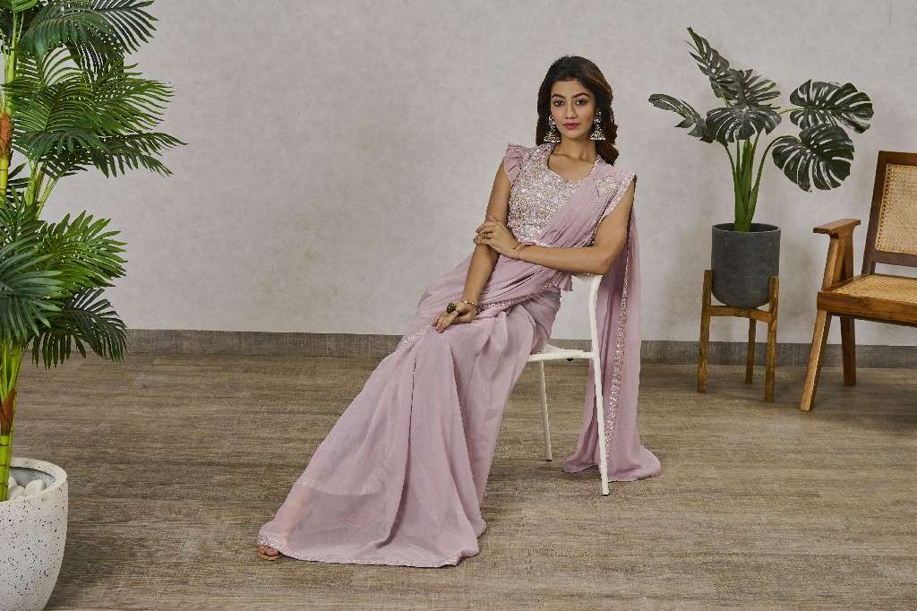 Jivora Presents Bliss D.no 1051 To 1068 Series Wholesale Designer Stitched Sarees Catalog Wholesaler 