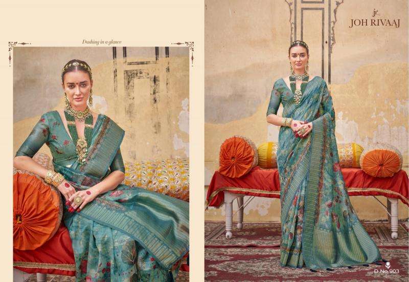 Joh Rivaaj Presents Jankaar 901-909 Series Shop Trendy Saree Wholesaler Catalog Wholesaler And Exporter 