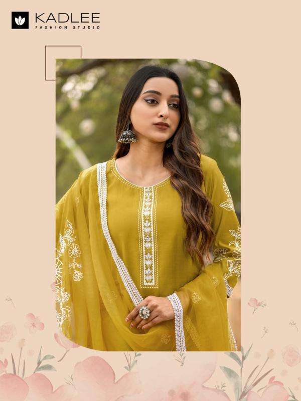 Kadlee Presents Karwaa Viscose Weaving Fully Stitch Gorgeous Kurtis Catalog Wholesaler 
