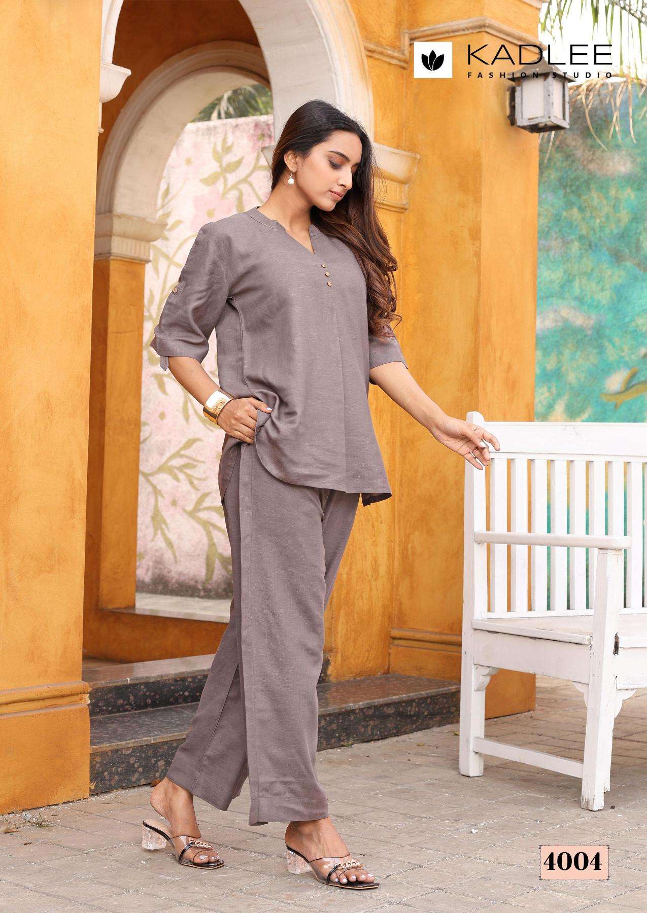 Kadlee Presents Olivia Rayon Kurti With Pant Co Ord Catalog Wholesaler And Exporter 