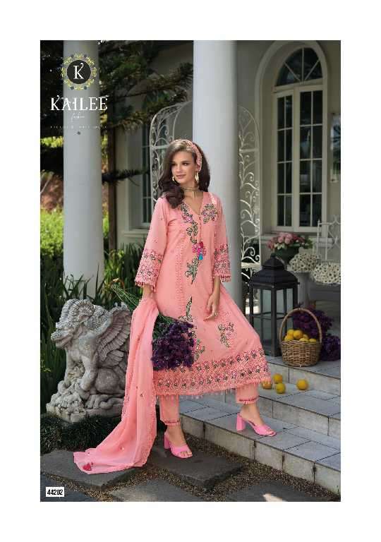 Kailee Presents Safarnama Vol-6 Wholesale A-Line Style Kurti With Pant And Dupatta Catalog Wholesaler And Exporter 